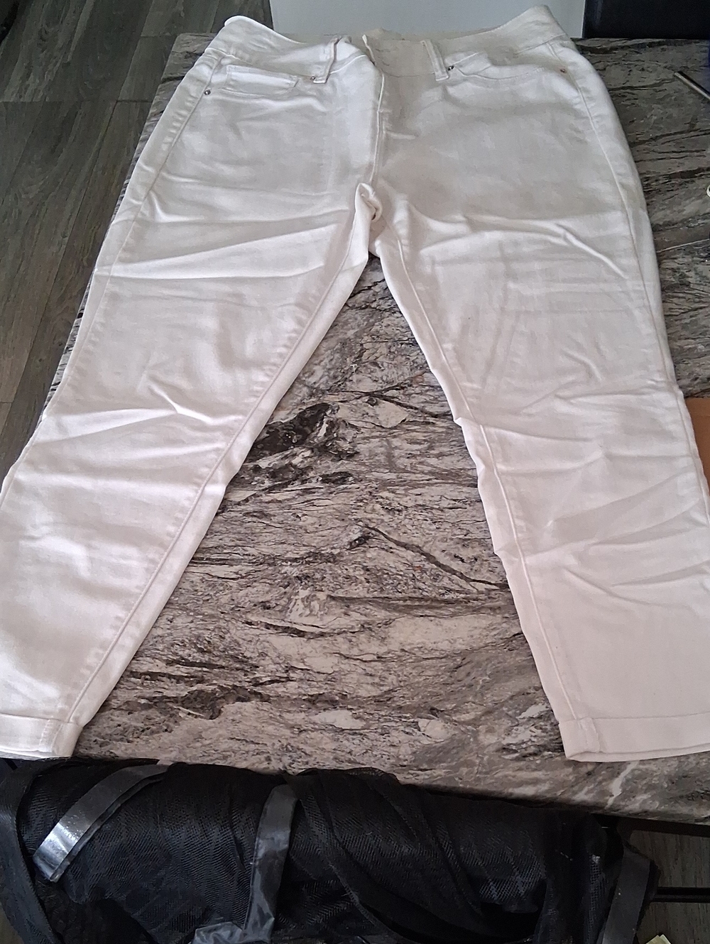Royalty For Me White Ankle Jeans